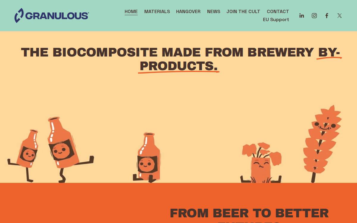 Granulous website preview