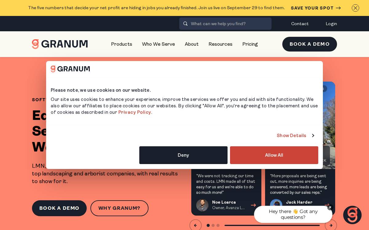 Granum website preview