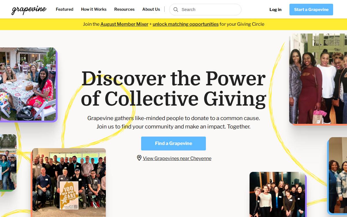 Grapevine website preview