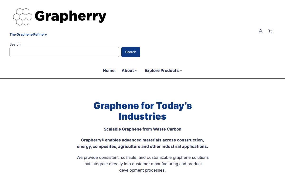 Grapherry website preview