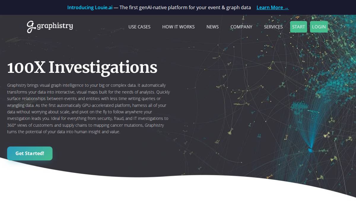Graphistry website preview