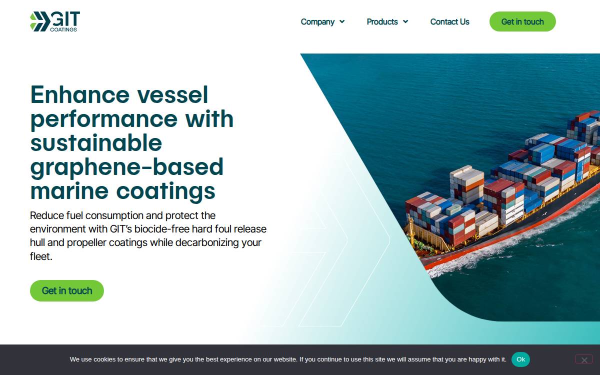 Graphite Innovation and Technologies website preview