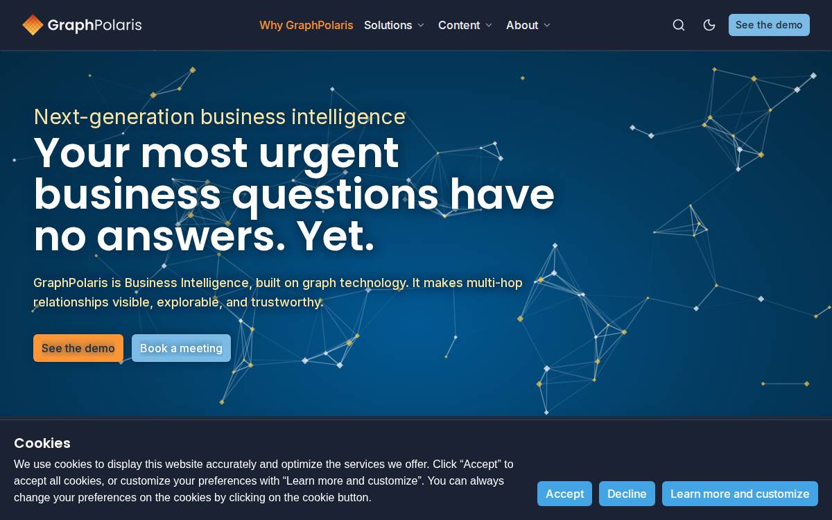 Graphpolaris website preview