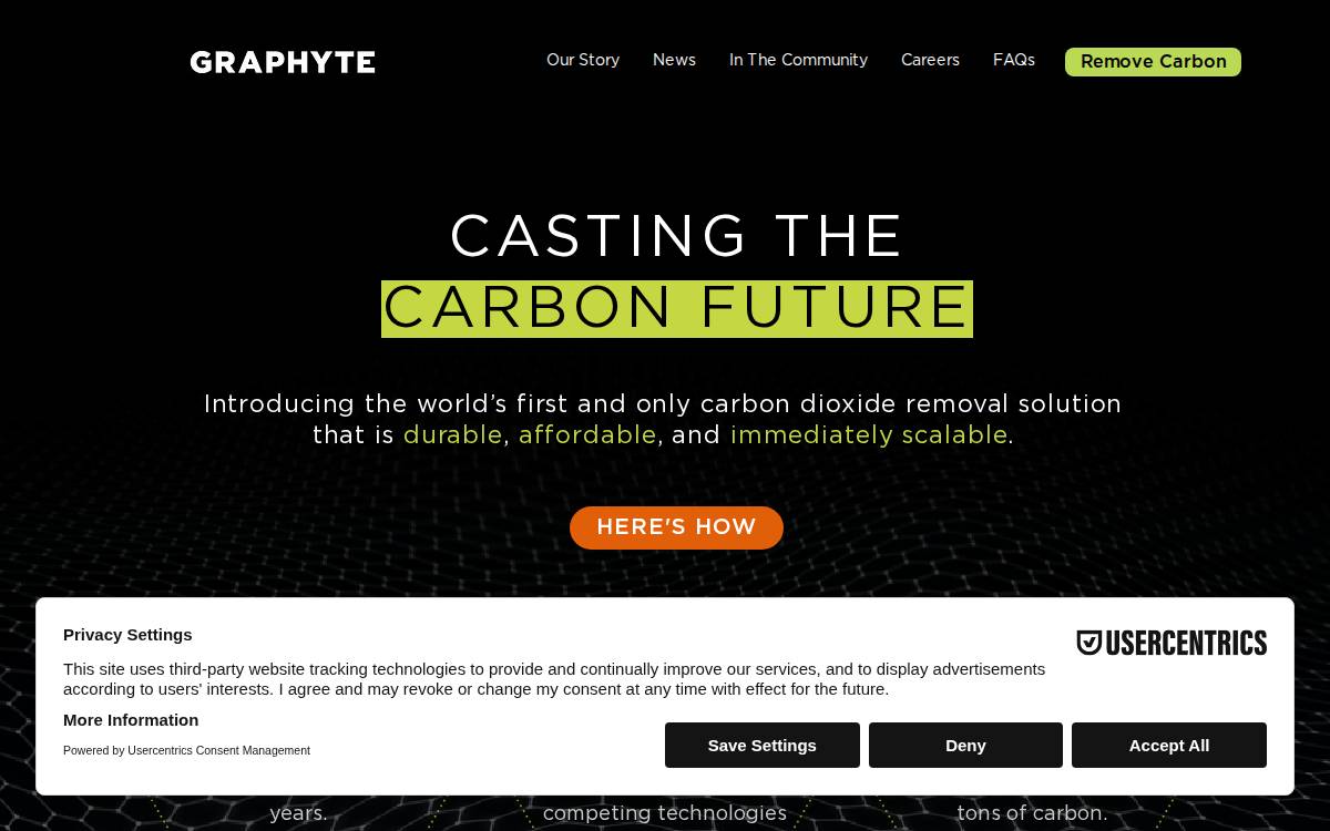 Graphyte website preview