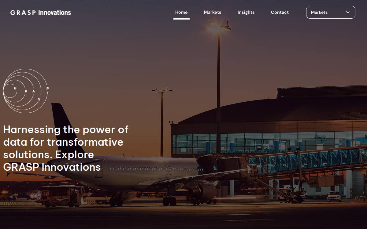 GRASP Innovations website preview