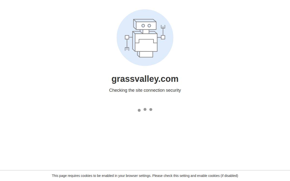 Grass Valley website preview