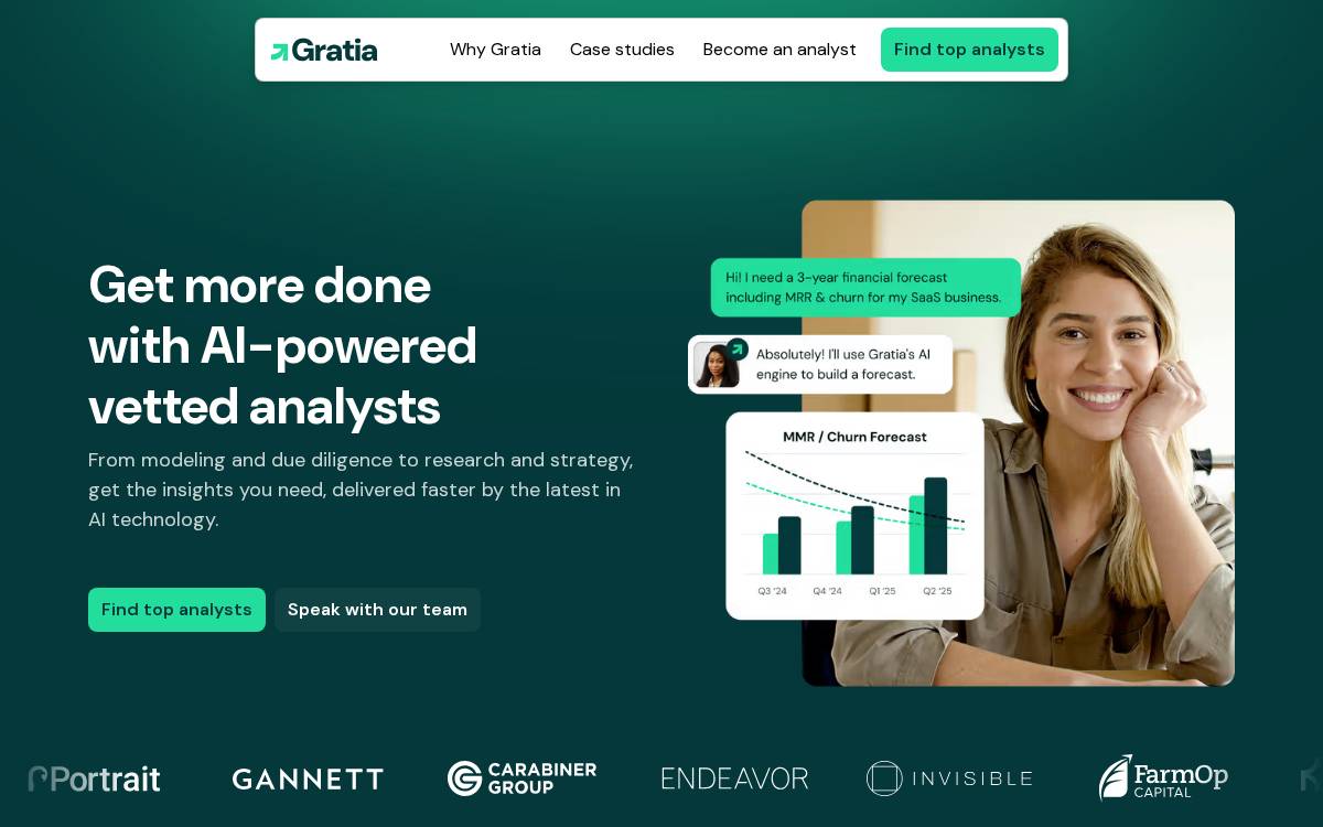 Gratia website preview
