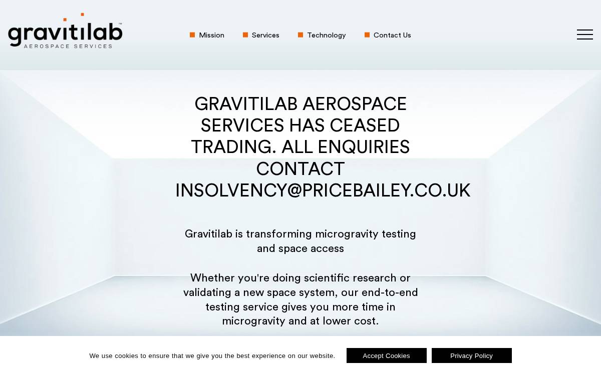 Gravitilab website preview