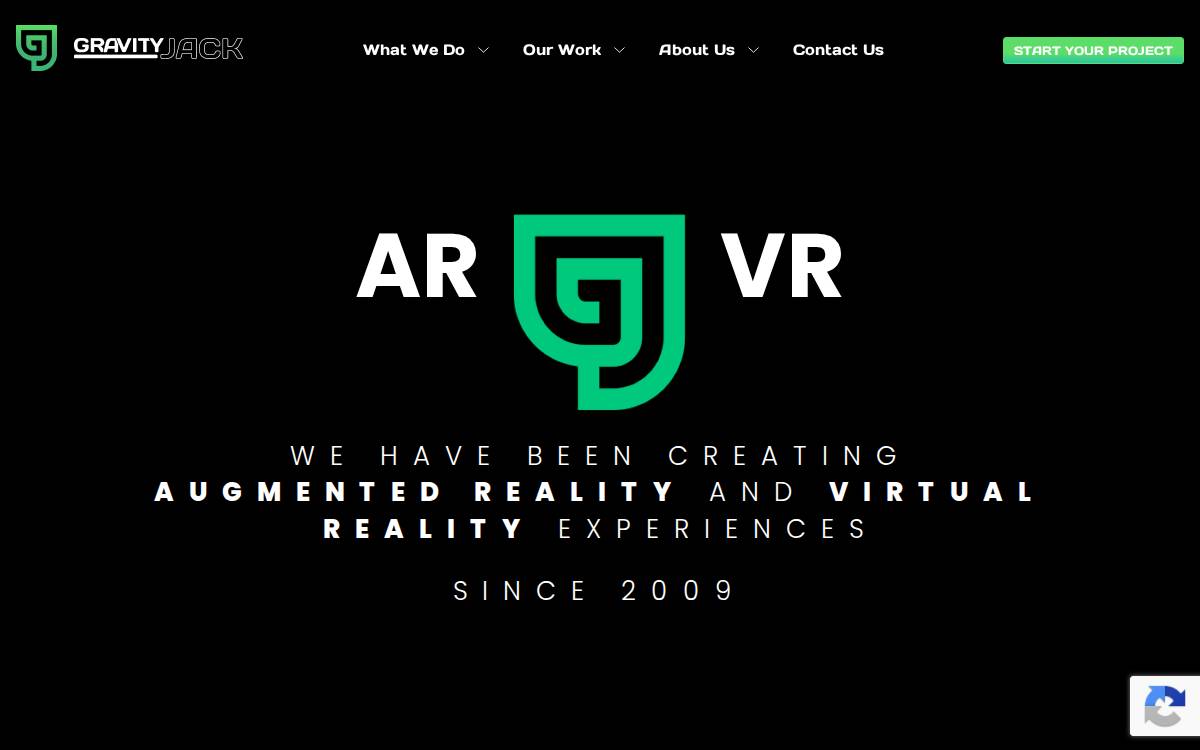 Gravity Jack website preview