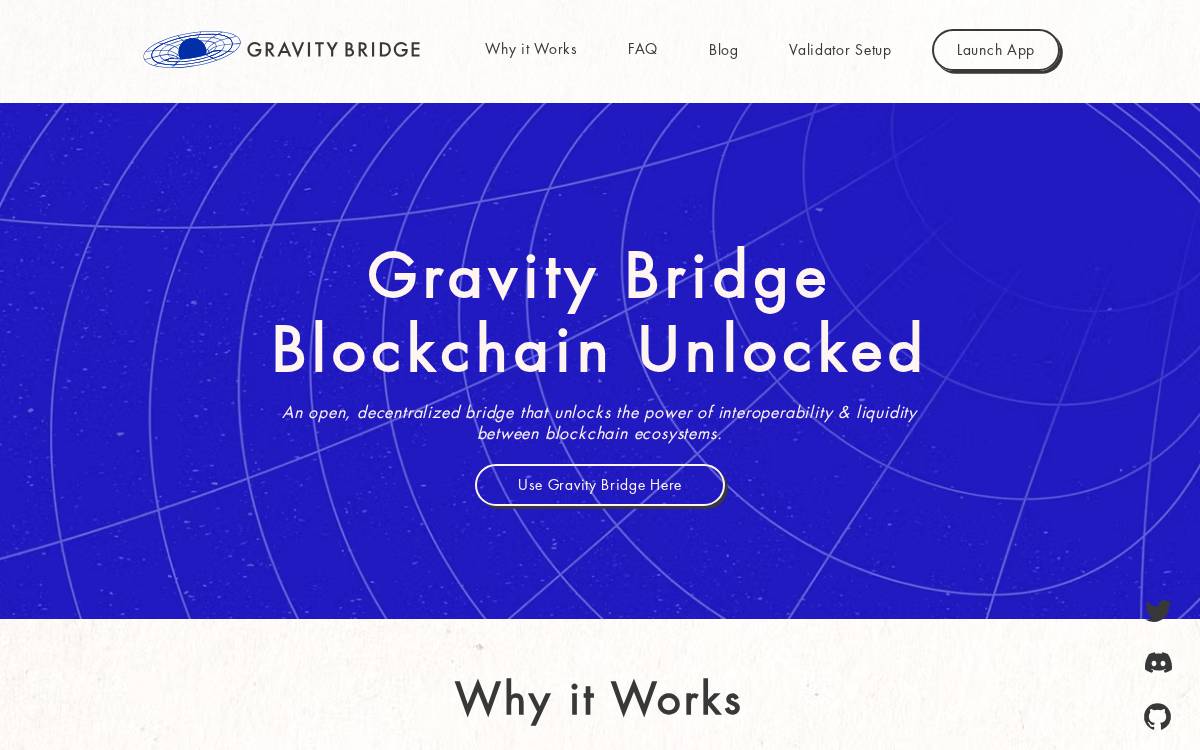 Gravitybridge website preview