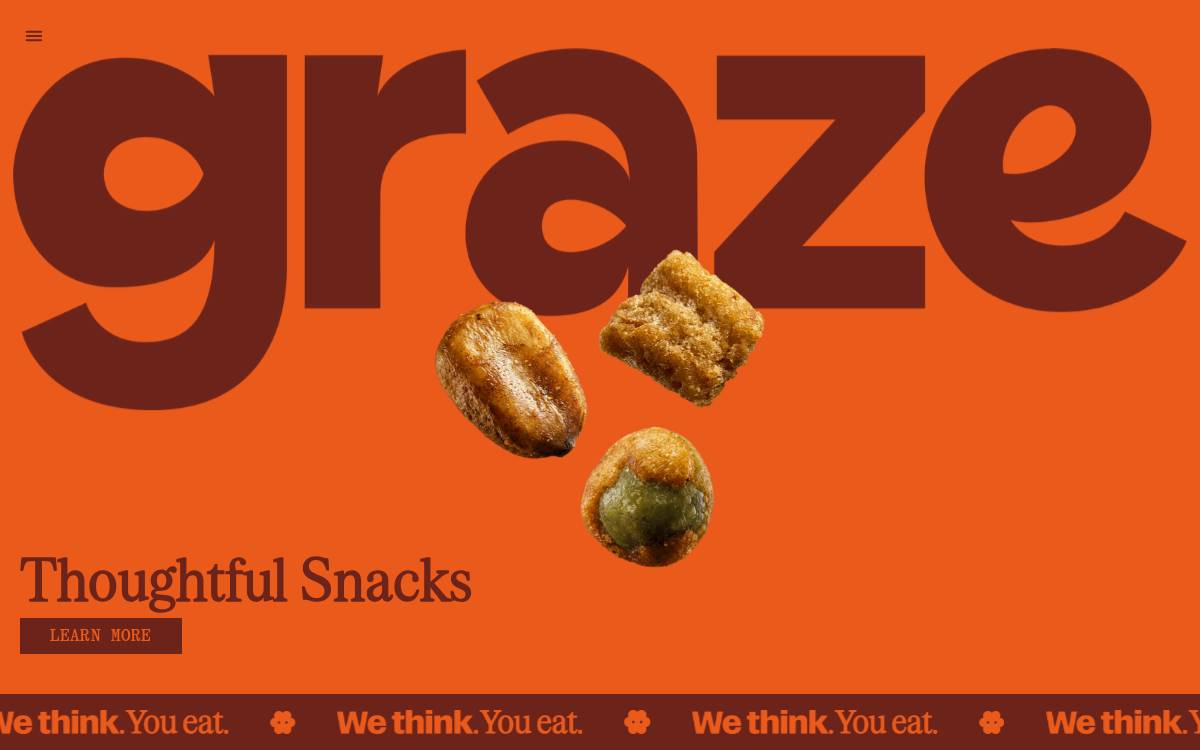 Graze website preview