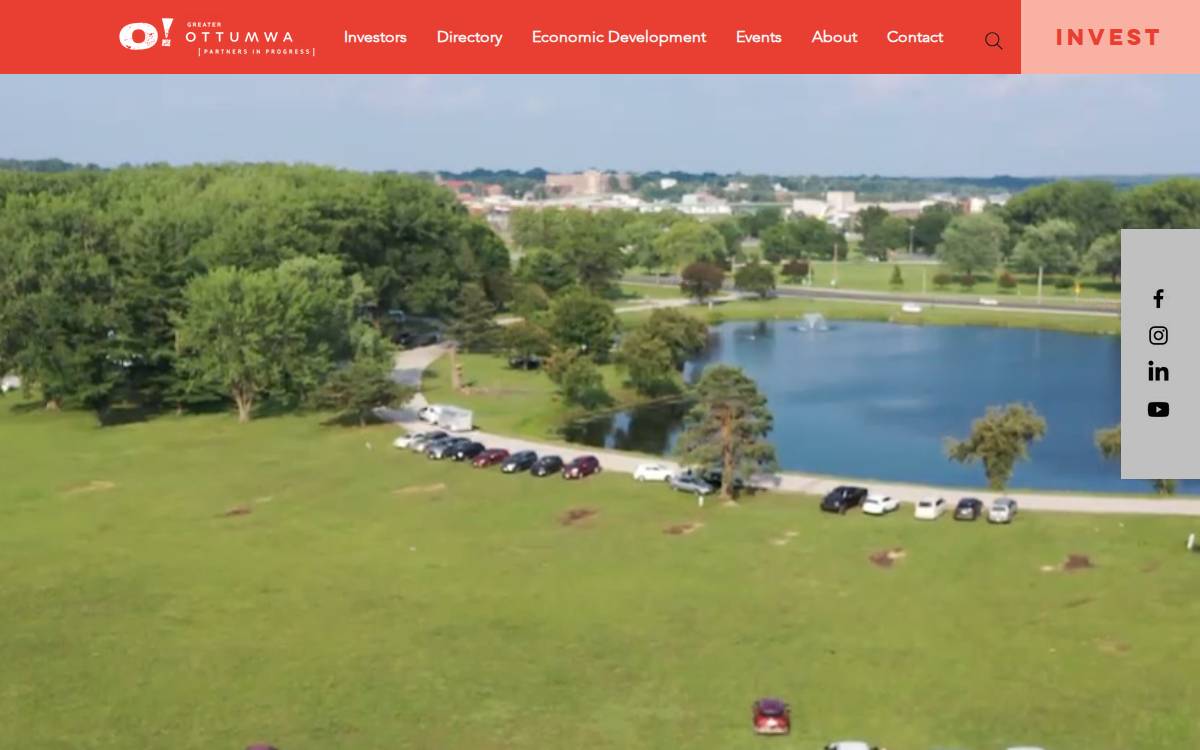 Greater Ottumwa Partners in Progress website preview
