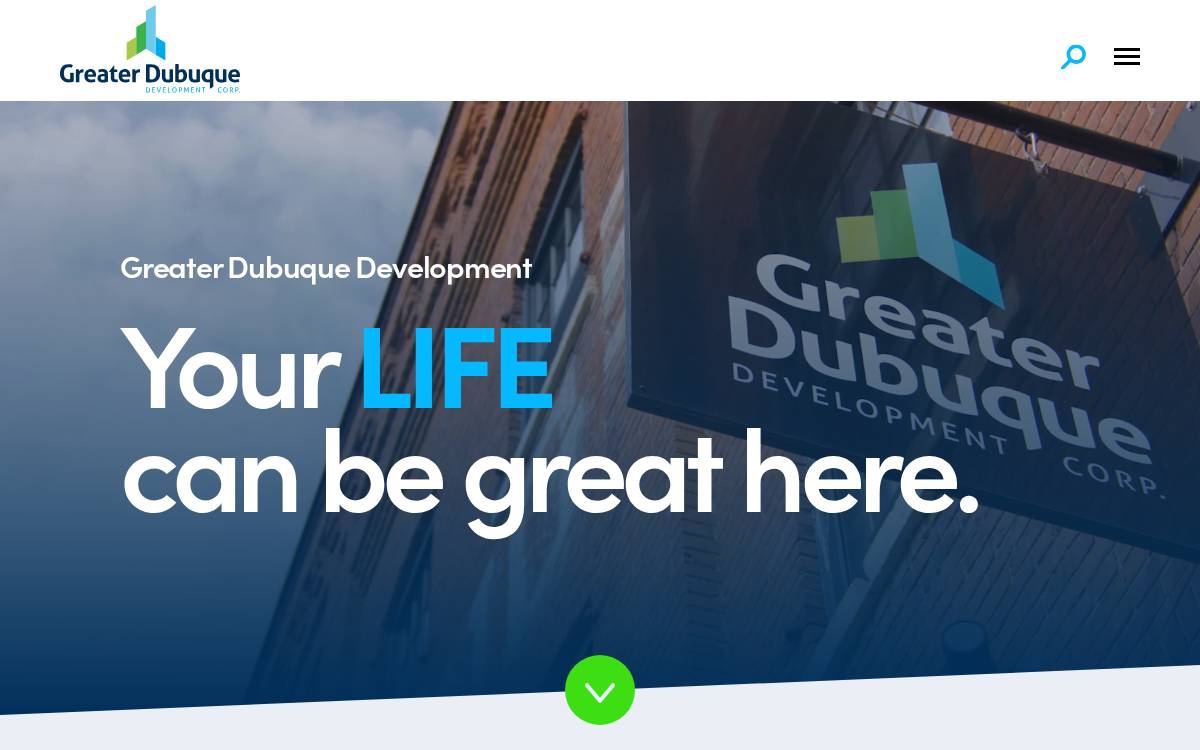Greaterdubuque website preview