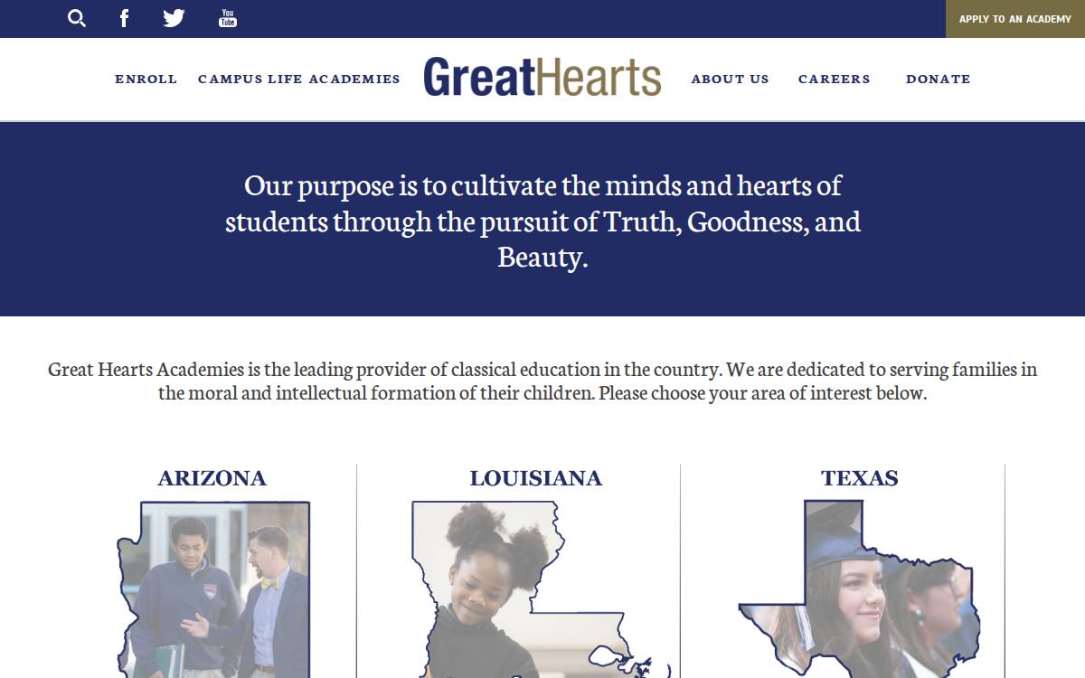 Greatheartsamerica website preview