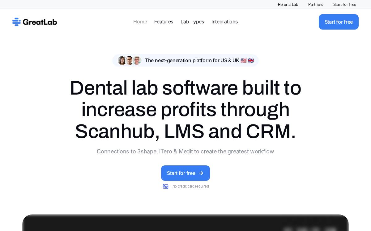 Greatlab website preview