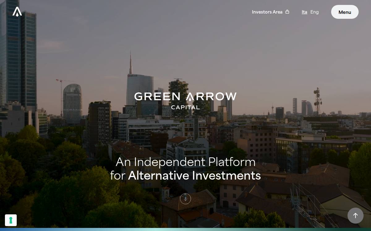 Green Arrow Capital website preview