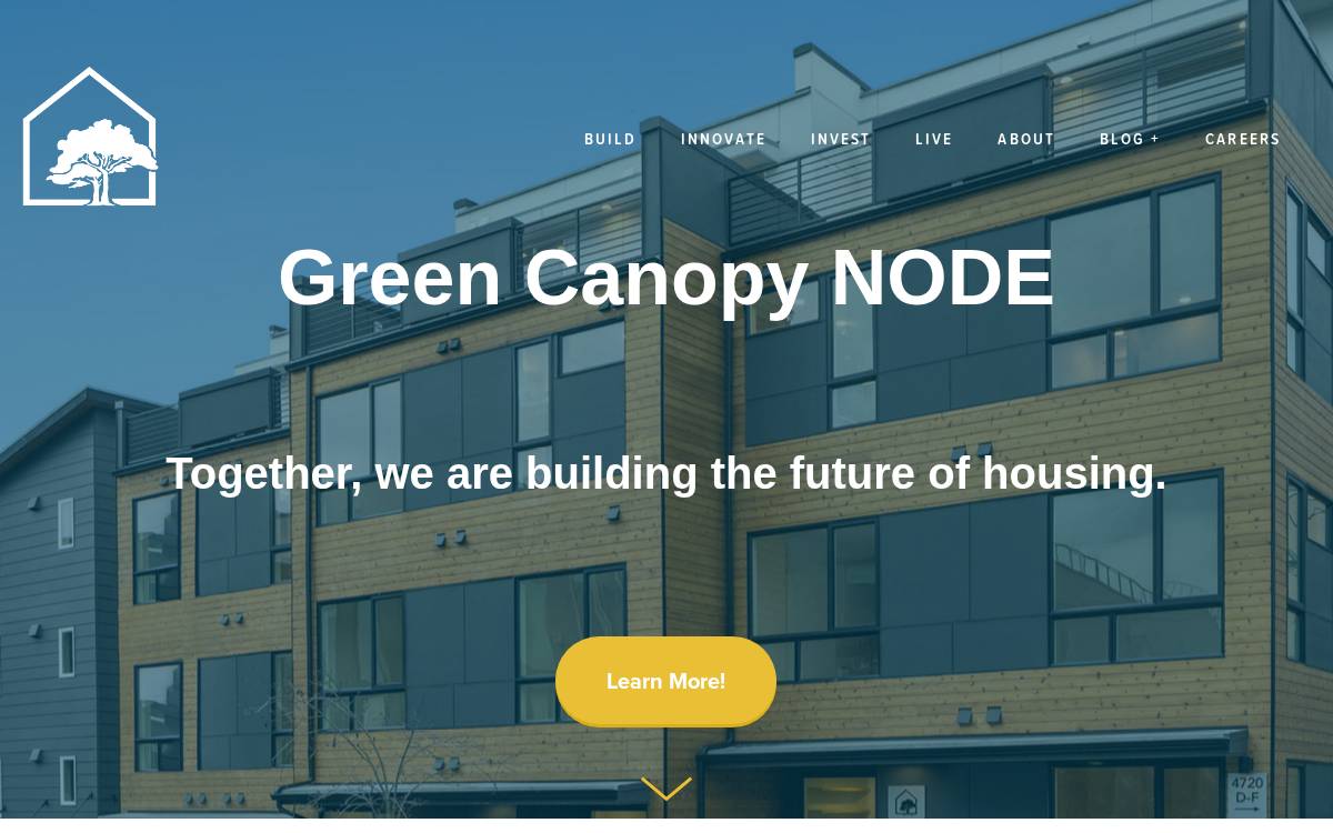 Green Canopy NODE website preview