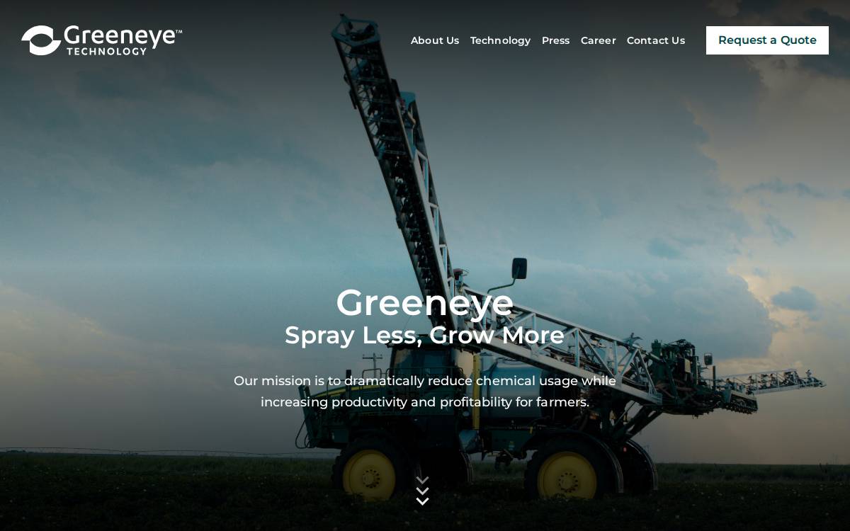 Green Eye Technology website preview
