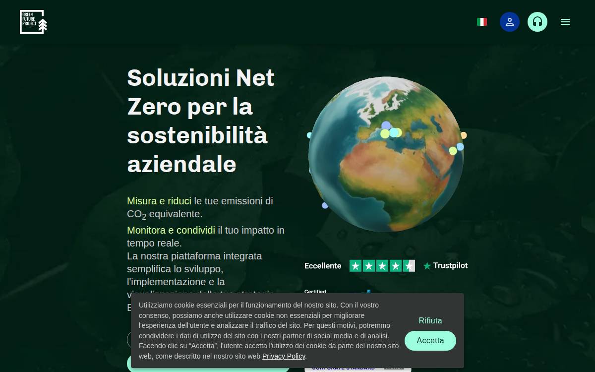Green Future Project website preview