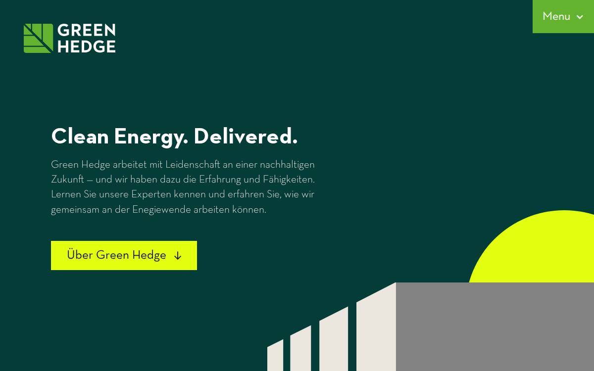 Green Hedge website preview