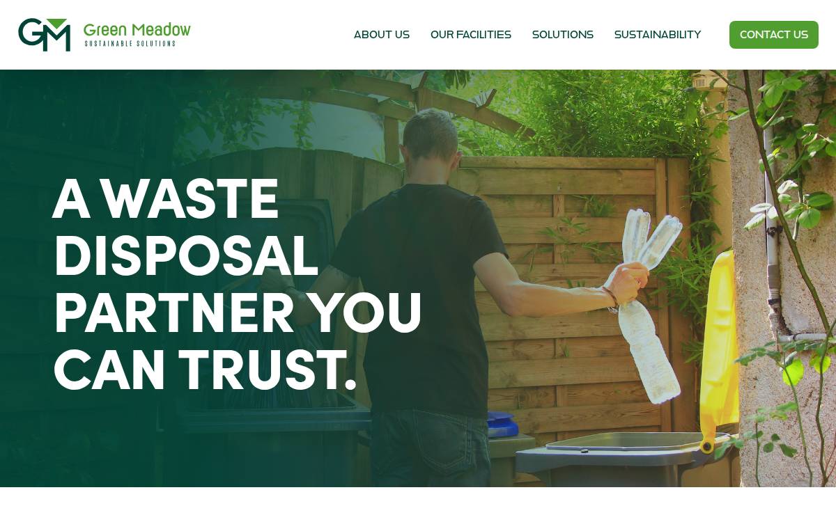 Green Meadow Sustainable Solutions website preview
