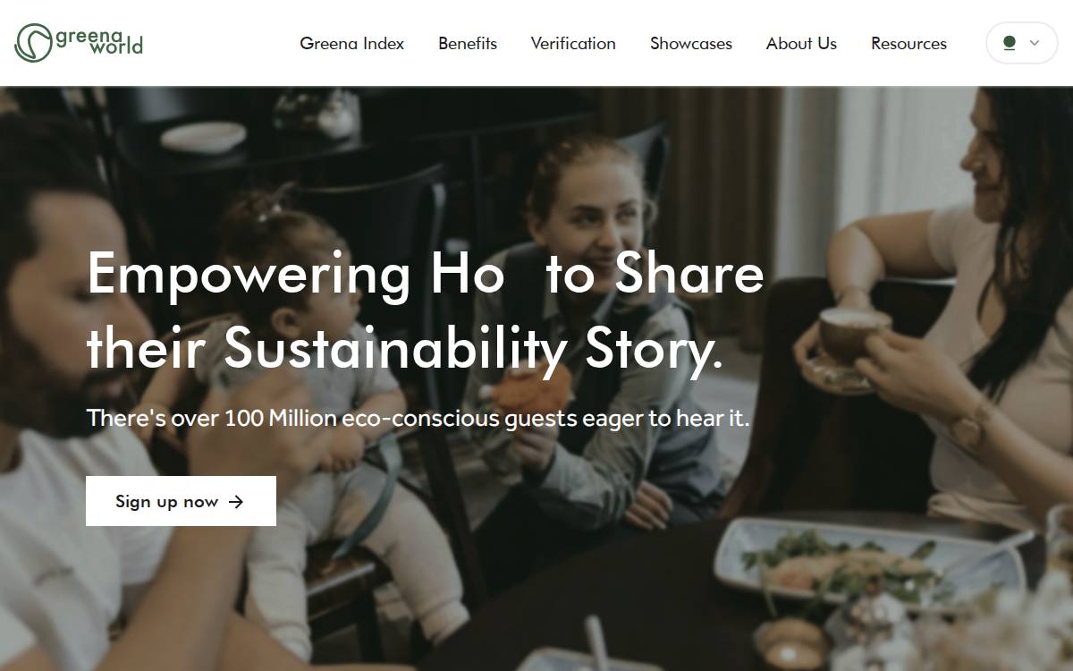 Greena World website preview