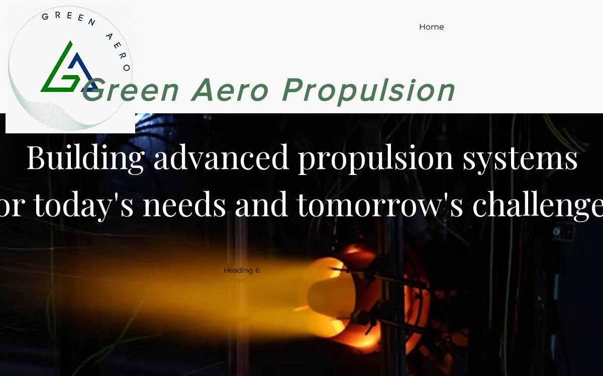 Green Aero website preview
