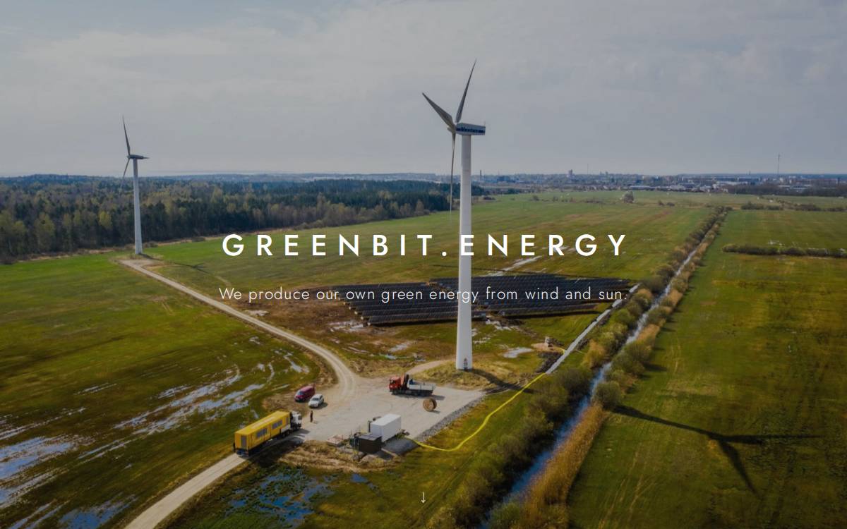 Greenbit Energy website preview