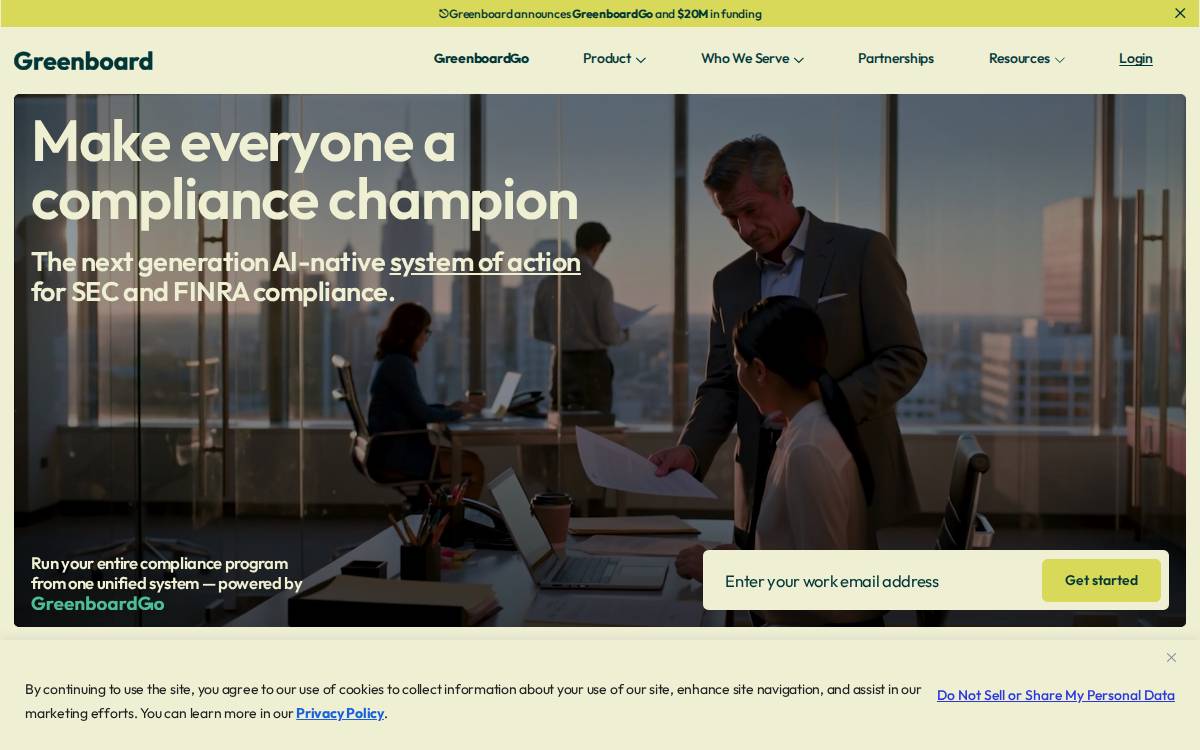 Greenboard website preview