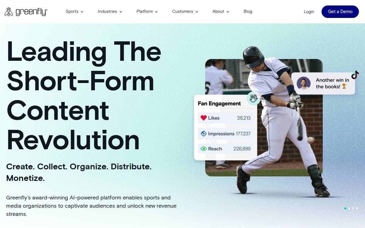 Greenfly website preview