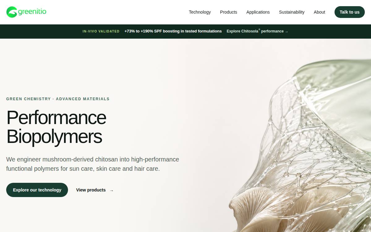 Greenitio website preview