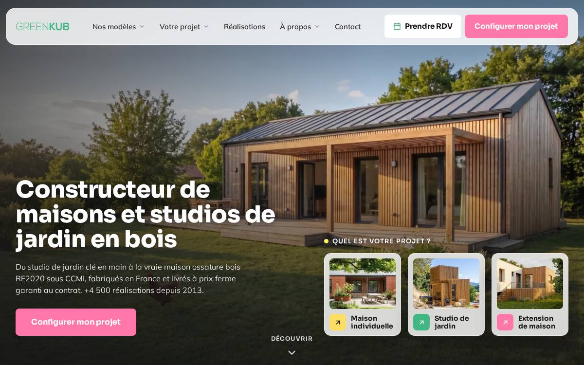 Greenkub website preview