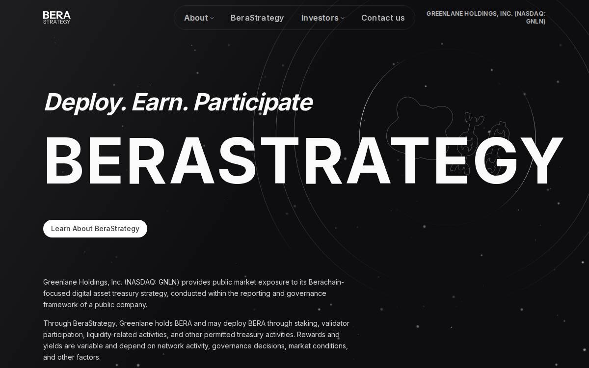 Greenlane Holdings website preview