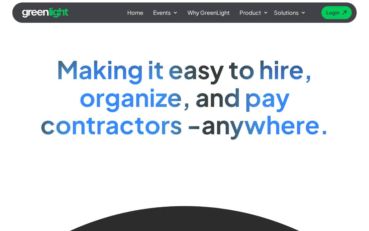 GreenLight Workforce Solutions website preview