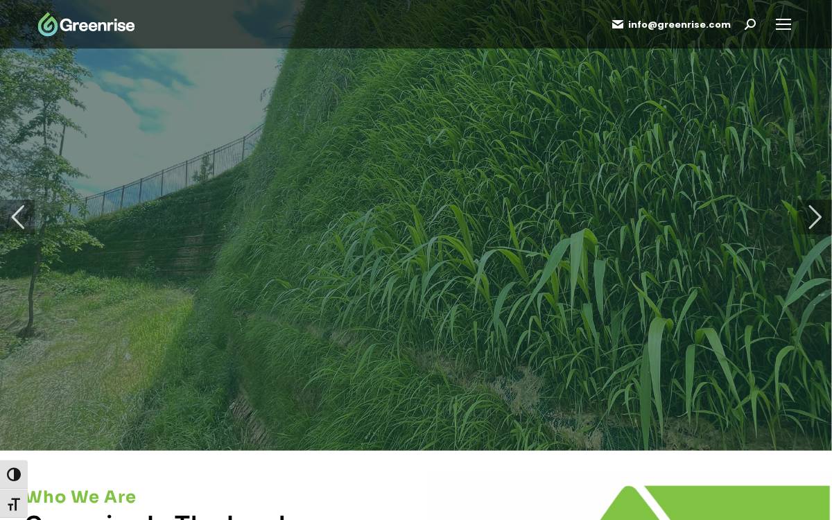 Green Roof Outfitters website preview