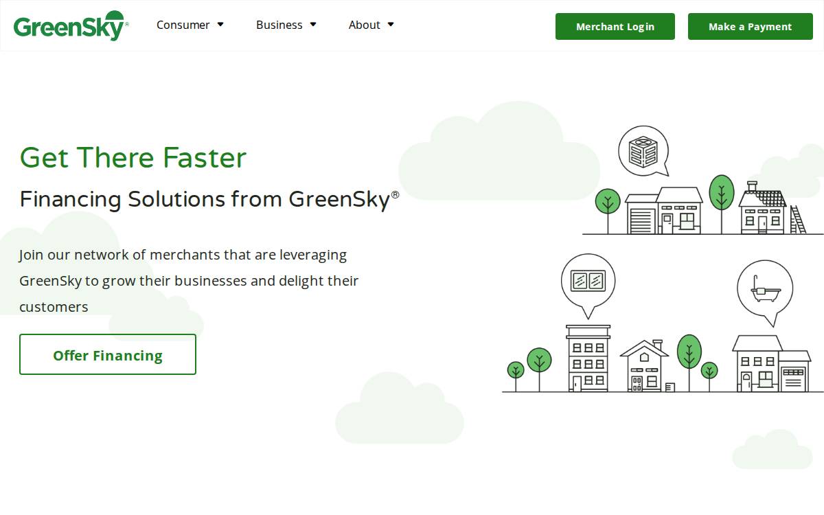 GreenSky website preview