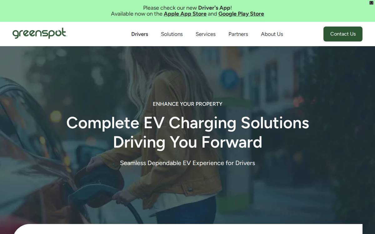 Greenspot website preview
