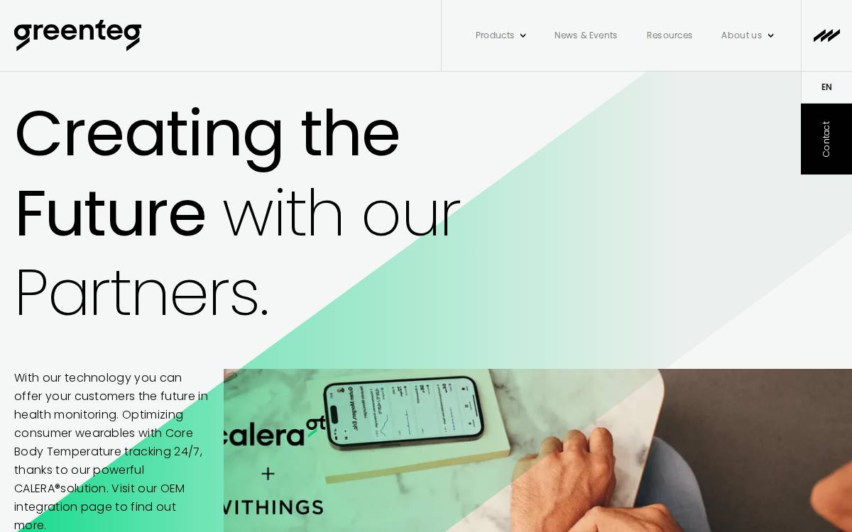Greenteg website preview