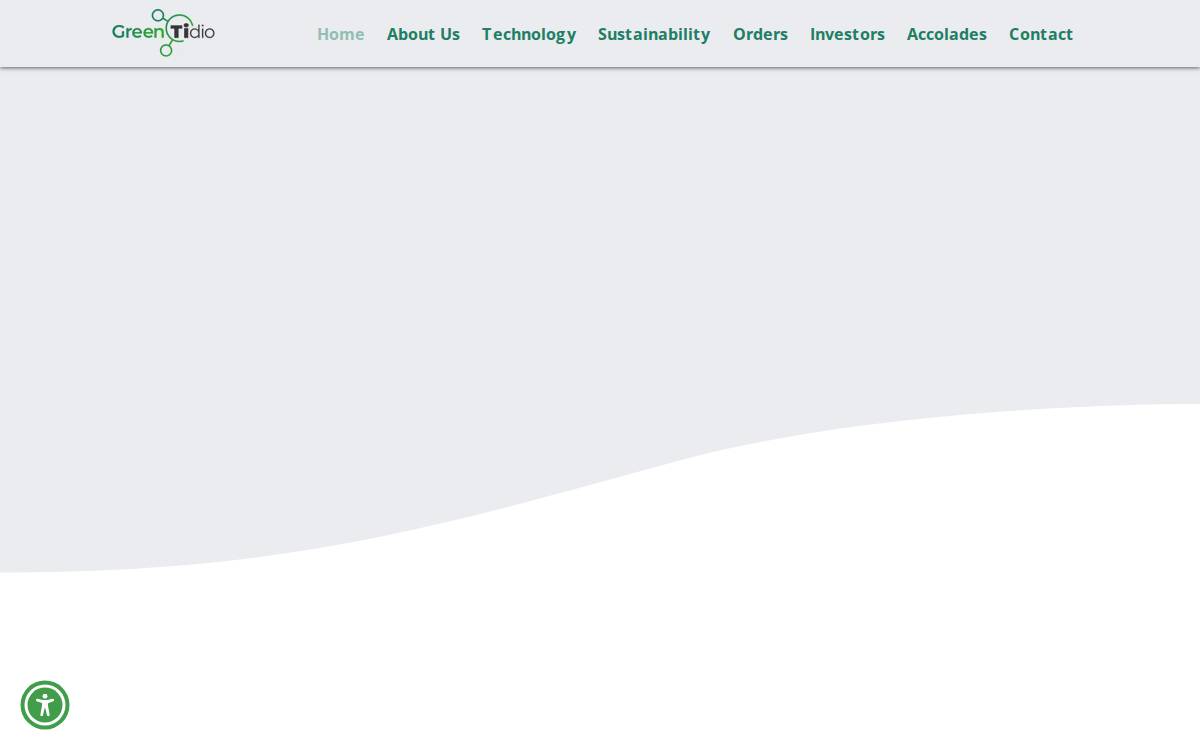 Greentidio website preview