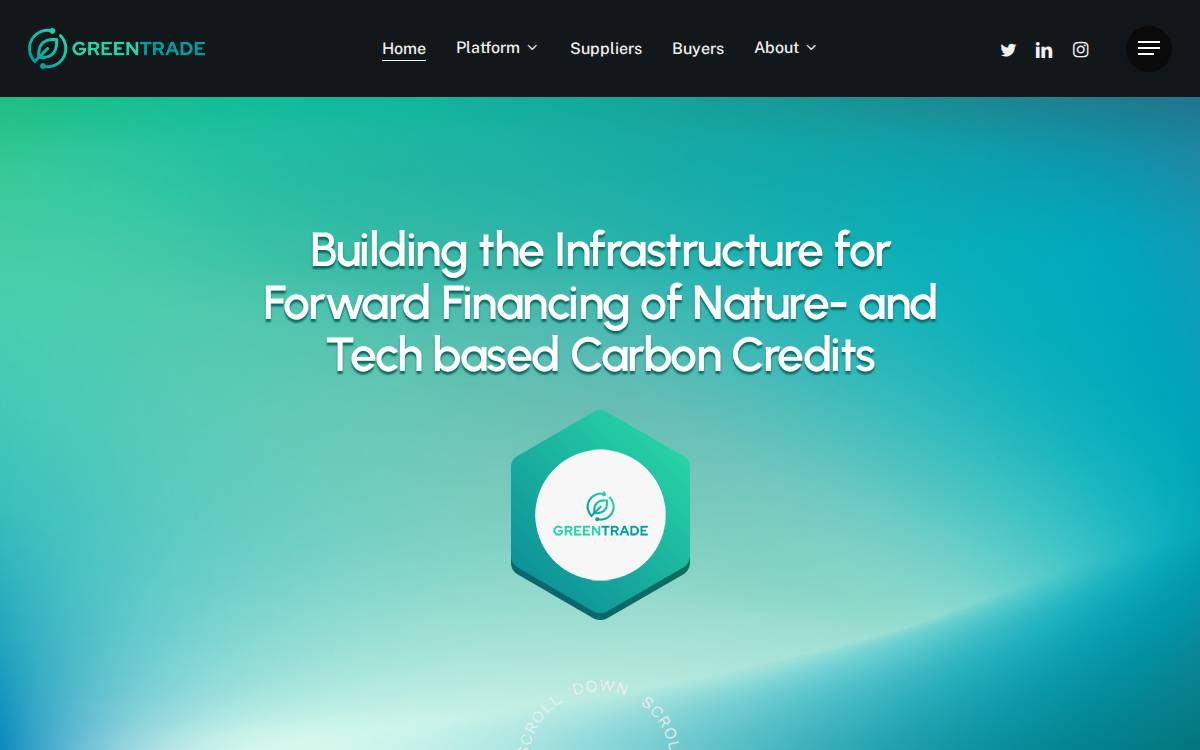 Greentrade website preview