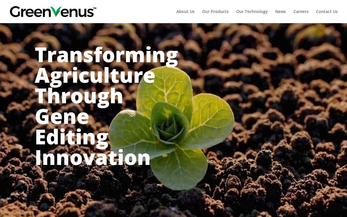 GreenVenus website preview