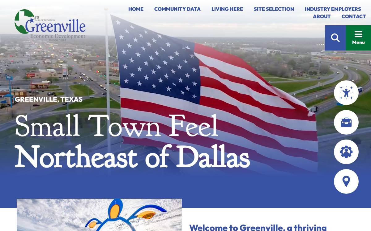 Greenville EDC website preview