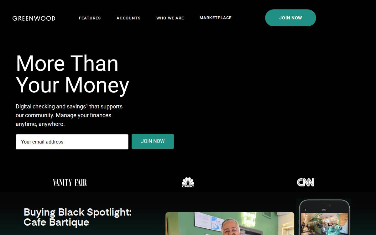 Greenwood website preview