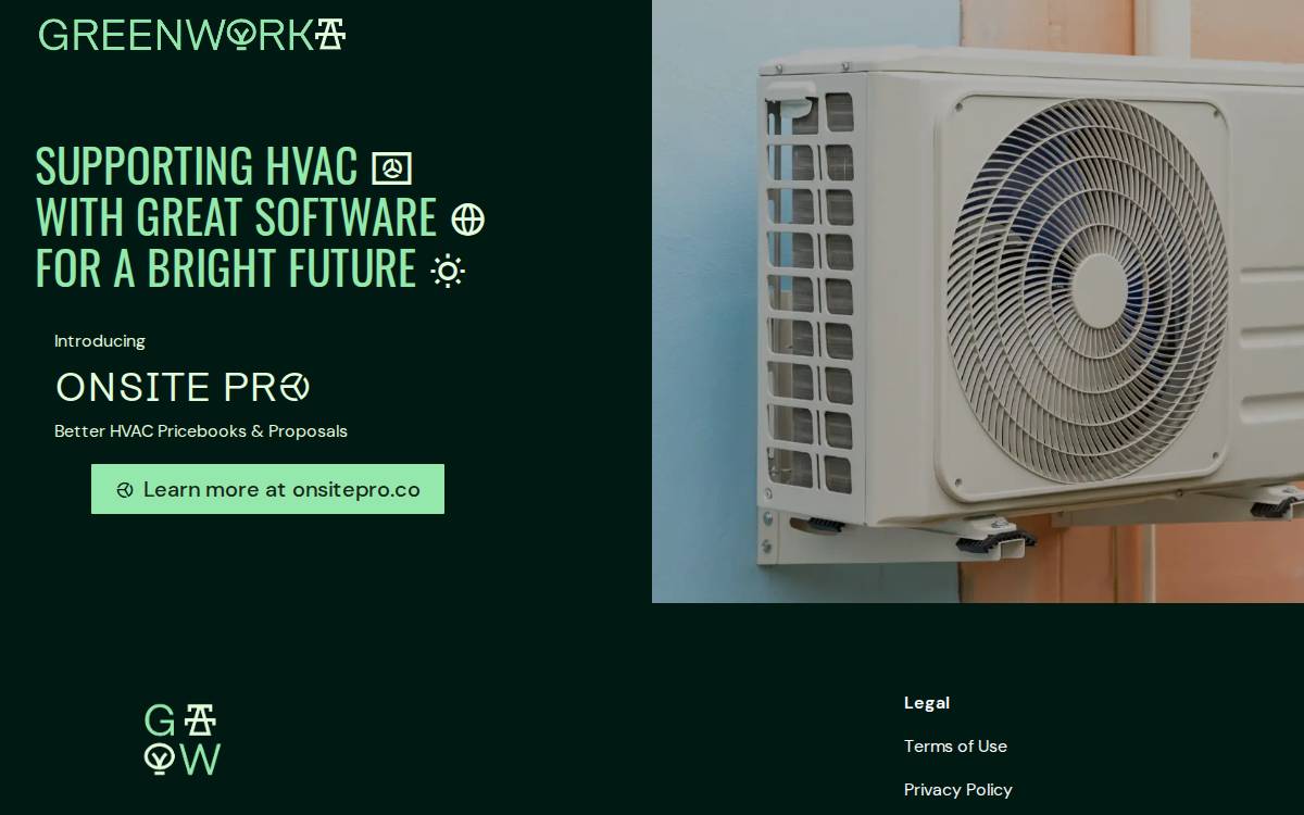 greenwork website preview