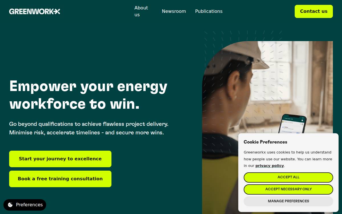 Greenworkx website preview