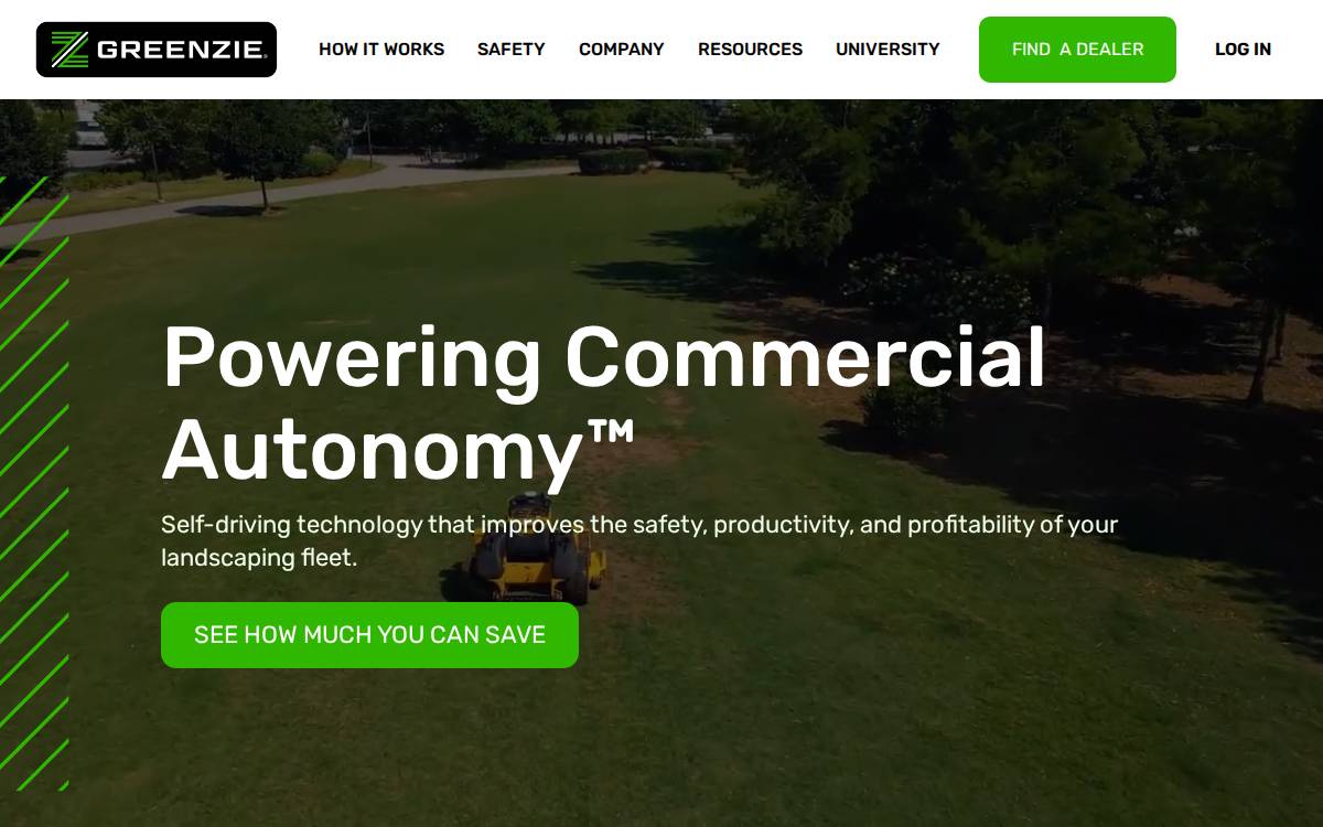 Greenzie website preview