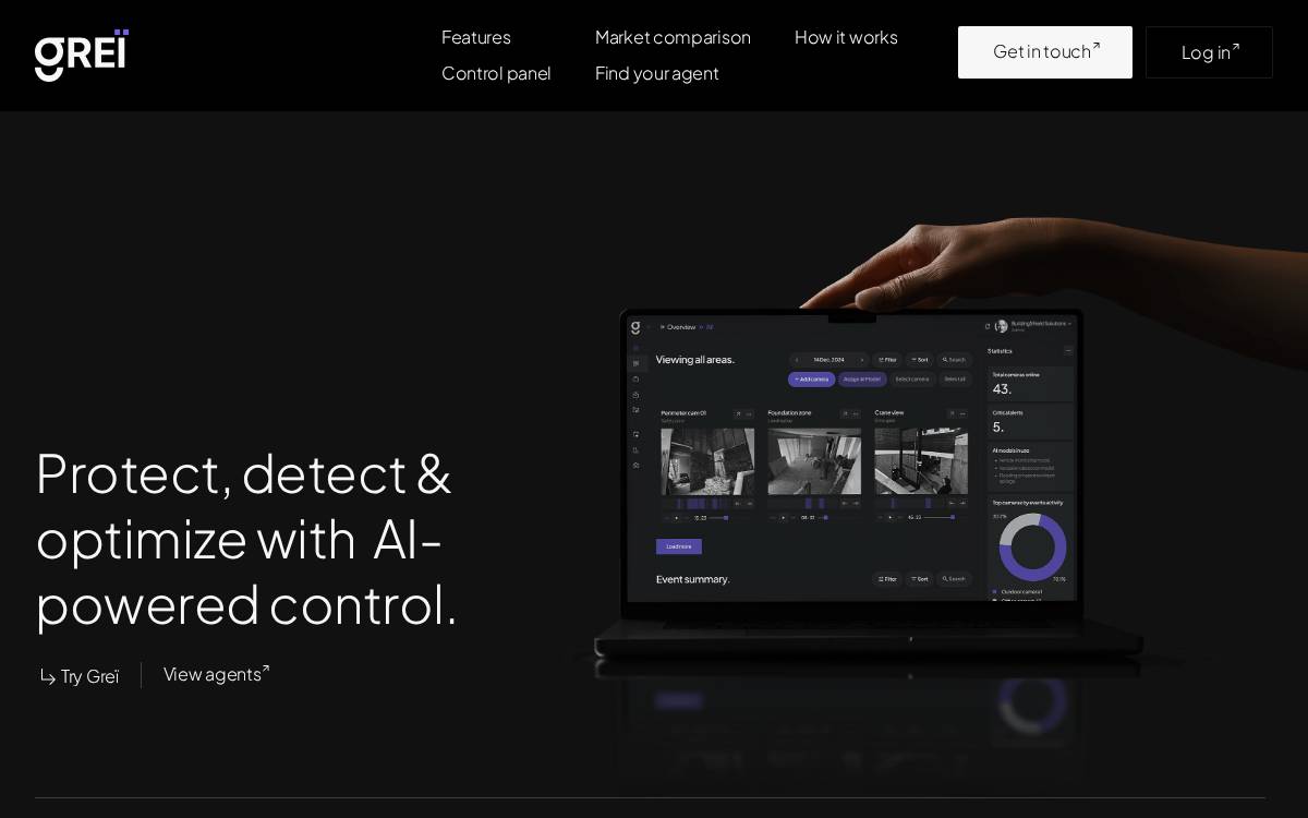 Grei website preview