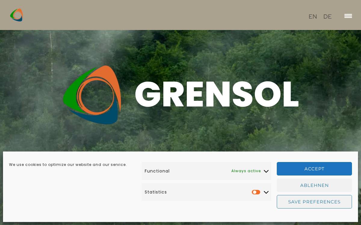 Grensolgroup website preview