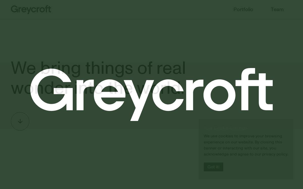 Greycroft website preview