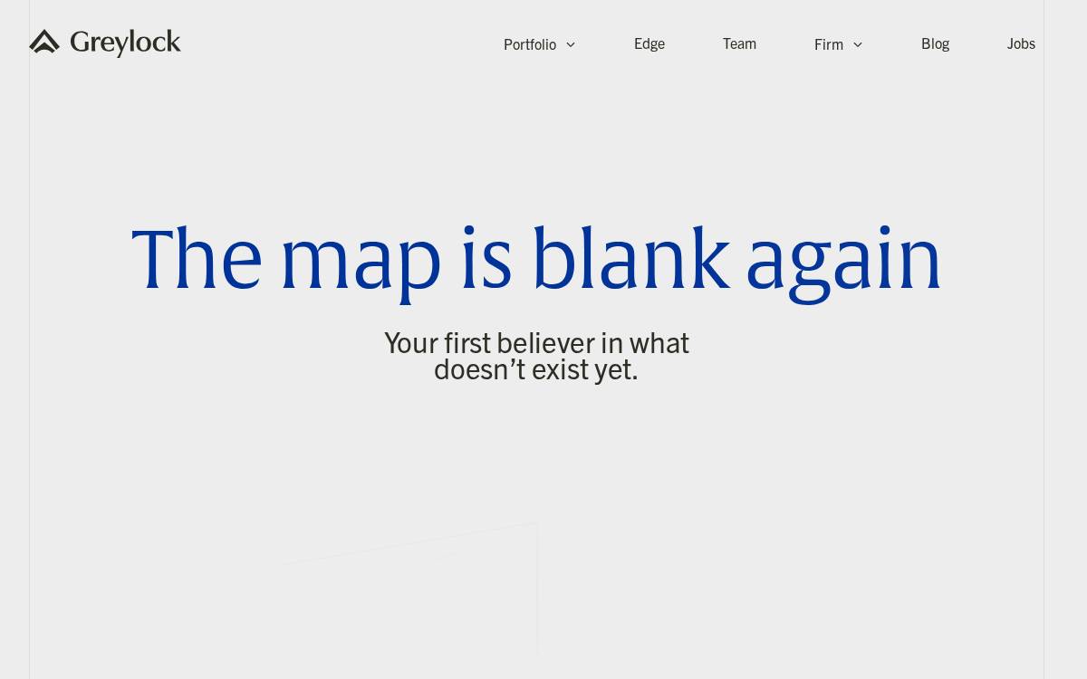 Greylock Partners website preview